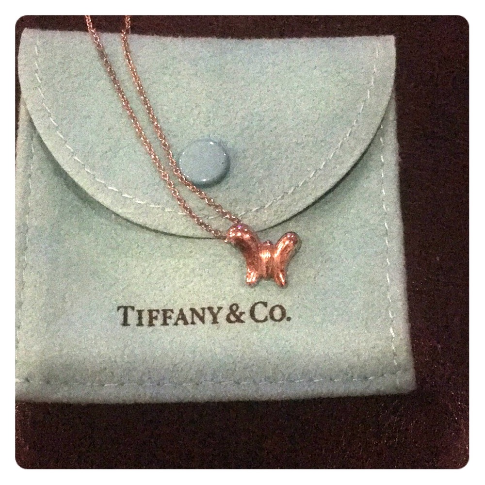 Tiffany and co. Butterfly necklace